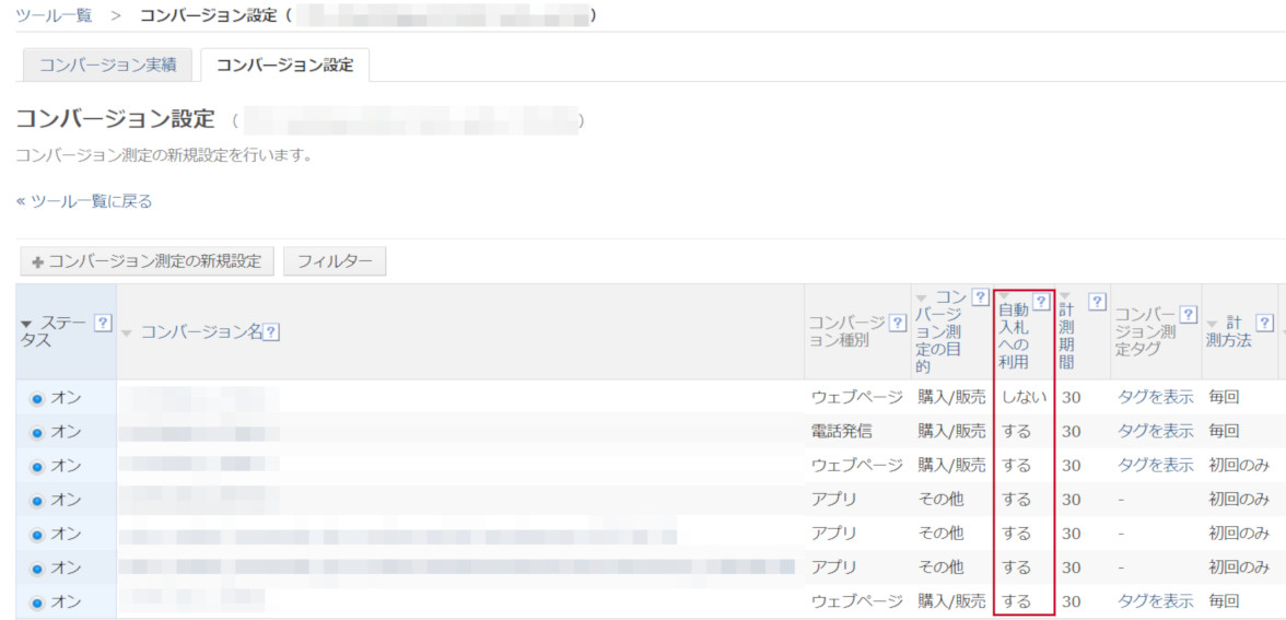 自動入札への利用